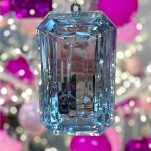 Large clear gem ornament
